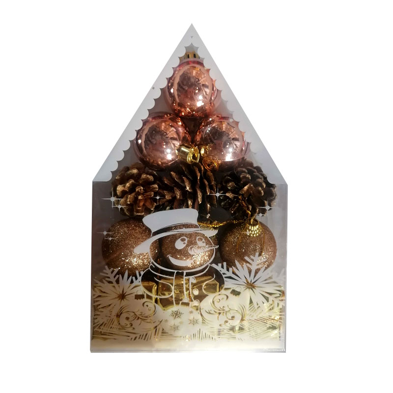 Boule de Décoration Pyramide Pour Sapin (KM660)