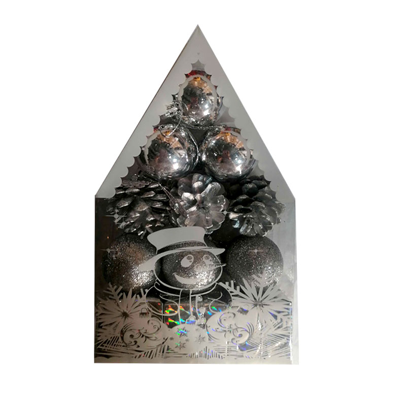 Boule de Décoration Pyramide Pour Sapin (KM660) - Image 3