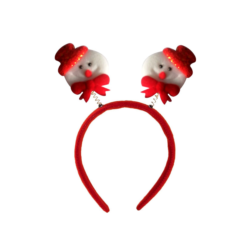 Serre tête Pour Noël - Rouge&Blanc(KM802) - Image 3