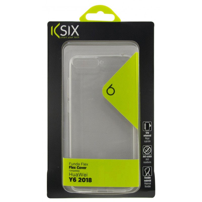 Coque Silicone KSIX Pour HUAWEI Y6 2018 