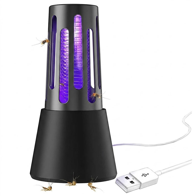 Lampe Anti-Moustiques USB  360° - Noir