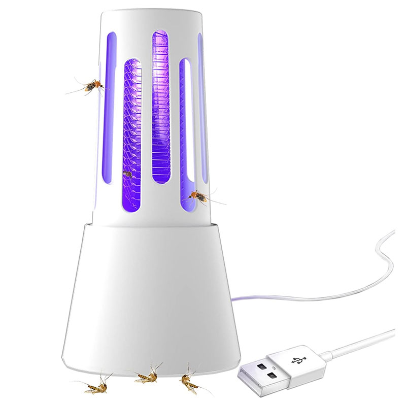 Lampe Anti-Moustiques USB  360° - Blanc