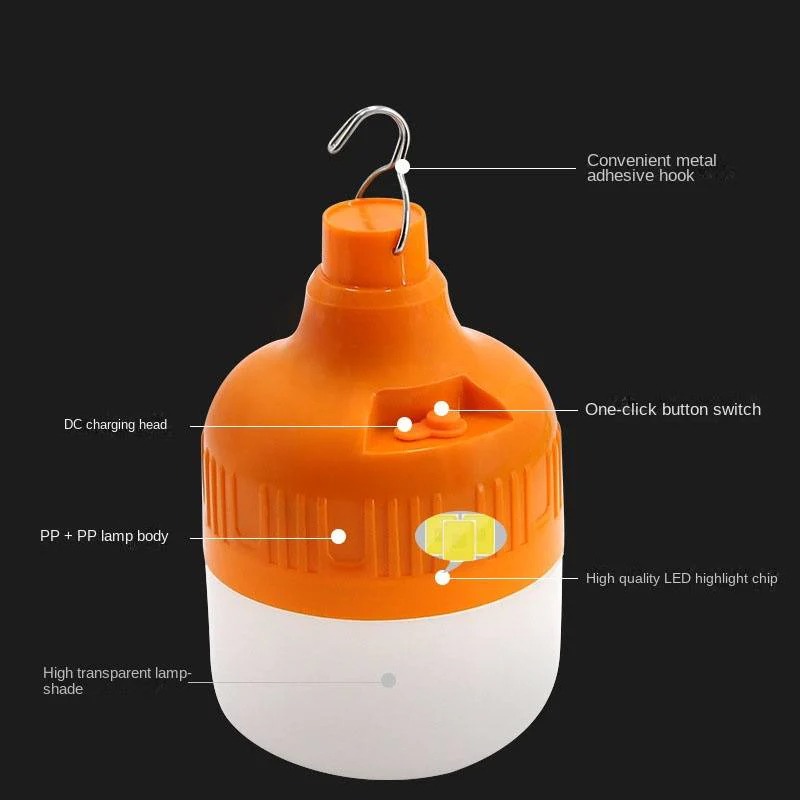 Lampe De Camping Portables Résistant à L'eau - LAMPE-ORANGR - Image 5