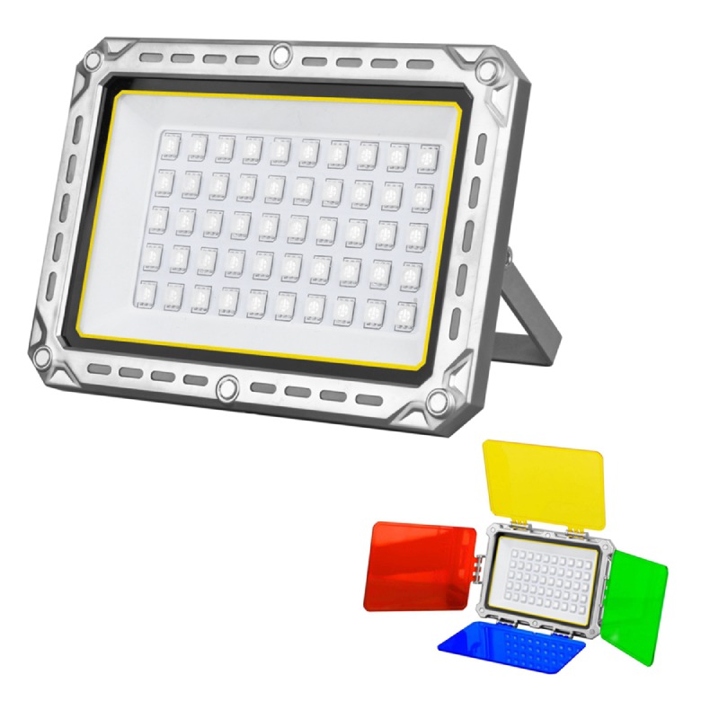 Lampe De Travail Rechargeable Puissante à LED RVB - W8138-1 - Image 2