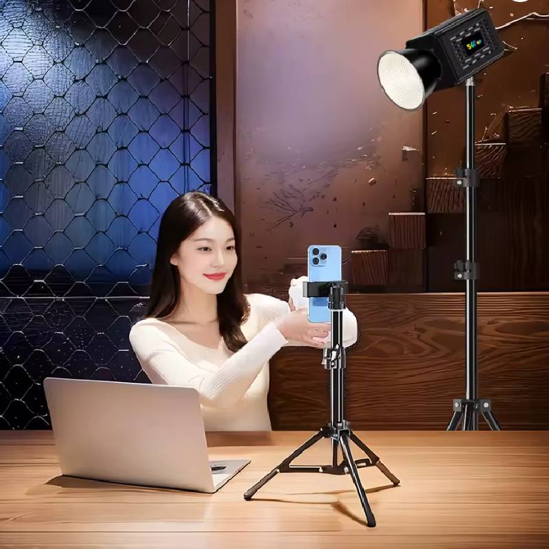 Lampe LED COB S60 60W Bicolore Rechargeable pour Photo et Vidéo - Image 3