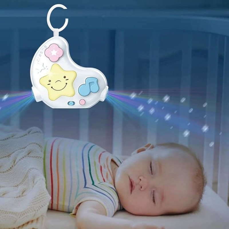 Lampe Musicale Pour bébé LB6637 - Blanc - Image 2