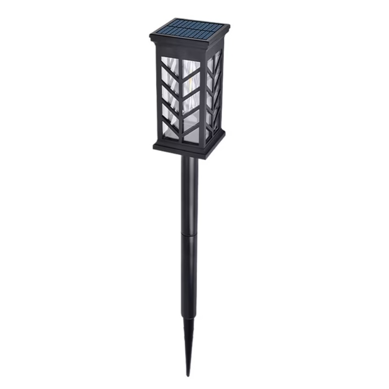  Lampe Solaire de Jardin Avec Piquet - Noir