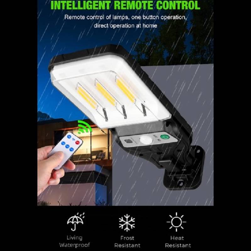 Lampe Solaire de Jardin LED 526-1 Avec Télécommande - Image 4