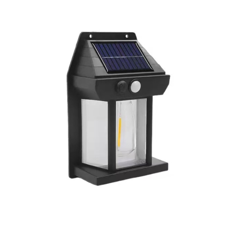 Lampe Solaire LED En Forme D’ampoule Photovoltaïque Avec Détecteur - Image 2