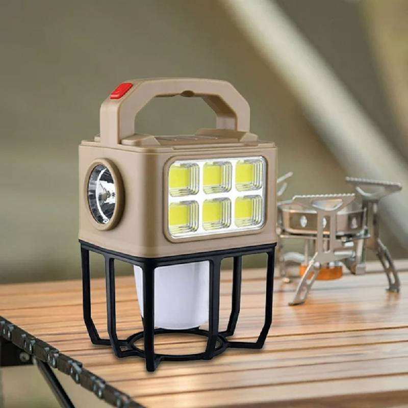 Lampe Solaire Portable NY-9802A Multi-Sources Rechargeable - Image 3