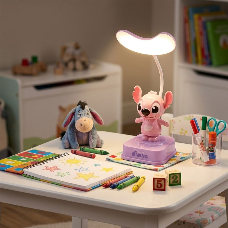 Lampe de Bureau LED Stitch Fun Swinging Doll - Rose - Image 2
