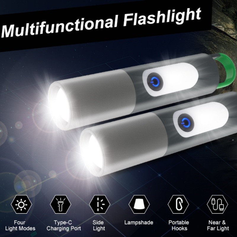 Lampe torche 2835LED Portable Rechargeable 750 Lumens - Image 4