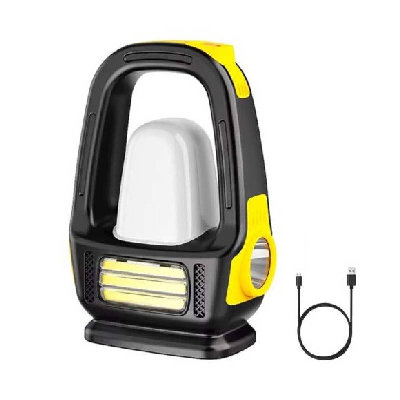 Lampe Torche LED 3en1 HB-1579L avec Lanterne et Recharge Solaire - Image 2