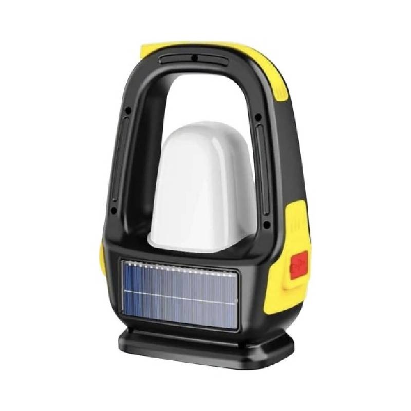 Lampe Torche LED 3en1 HB-1579L avec Lanterne et Recharge Solaire