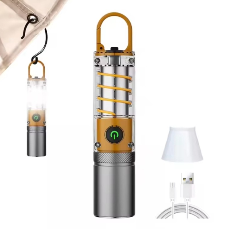 LAMPE TORCHE LED HAUTE PUISSANCE X10 6 MODES CHARGEMENT USB - Image 2