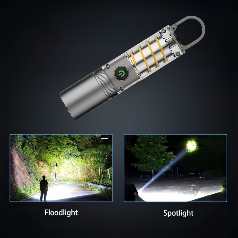LAMPE TORCHE LED HAUTE PUISSANCE X10 6 MODES CHARGEMENT USB - Image 4