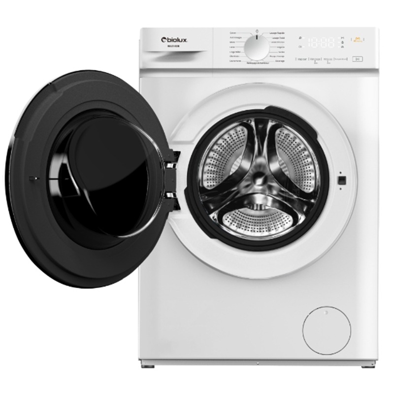 Lave Linge Frontal BIOLUX M-MAXY80B 8Kg - Blanc - Image 4