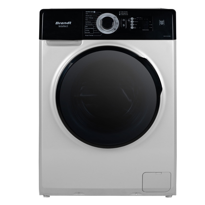 Lave Linge Frontal BRANDT Hublot BAM1052SDBL 10.5kg - Silver - Image 3