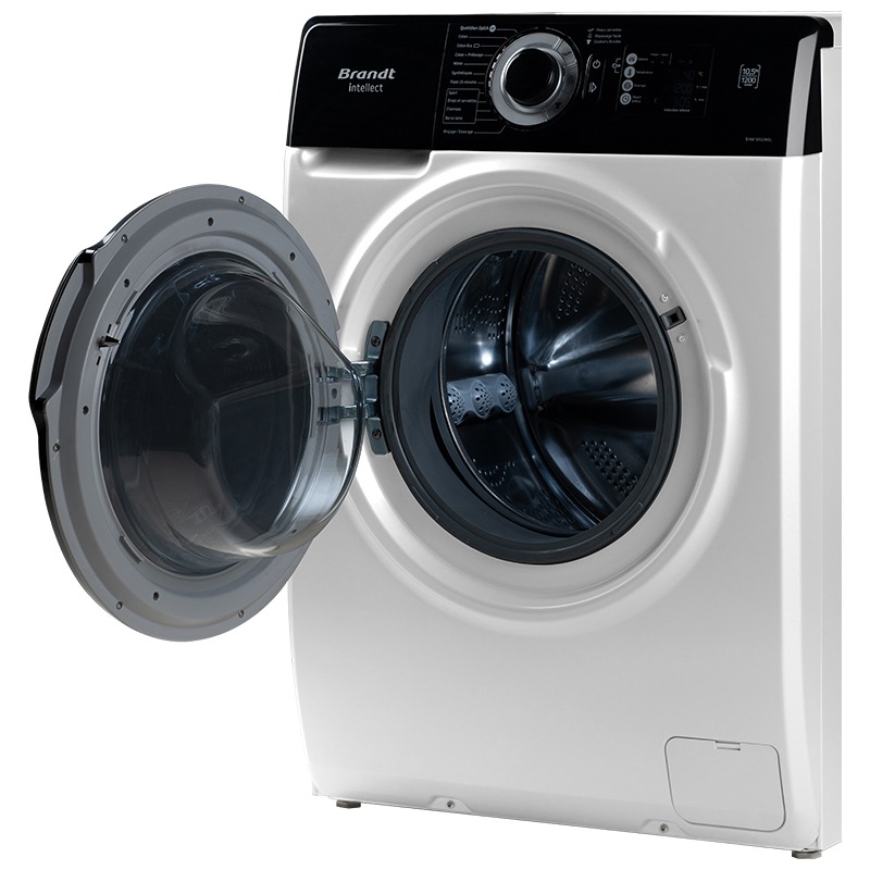 Lave Linge Frontal BRANDT Hublot BAM1052WBL 10.5kg - Blanc - Image 4