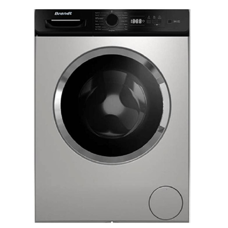 Lave Linge Frontal Inverter BRANDT BLF942QSBL 9 kg 1400tr - Silver - Image 3