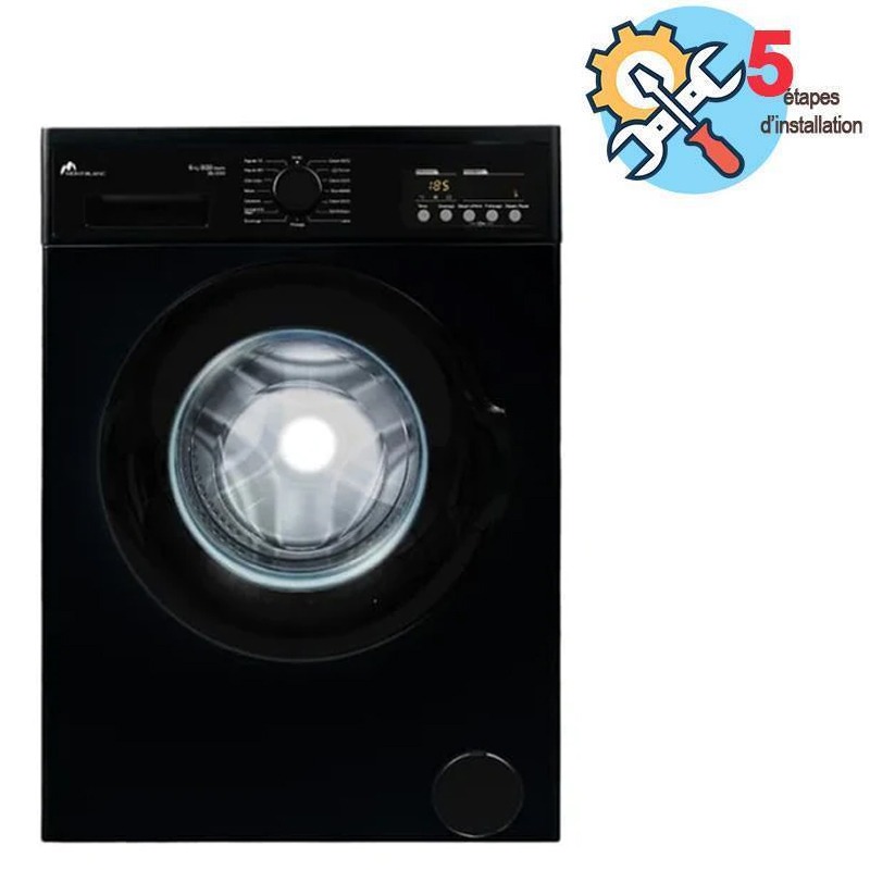 Lave Linge Frontal MONTBLANC WM7100N 7kg - Noir, Photo boutique MyTek chez MyTek