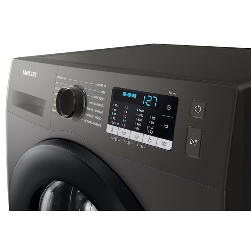 Lave Linge Frontal SAMSUNG WW90TAO46AX1MF Eco Bubble 9Kg - Silver - Image 5