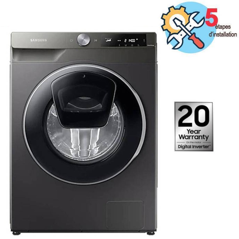 Lave-Linge Addwash SAMSUNG 9 Kg - Inox (WW90T654DLN), Photo boutique MyTek chez MyTek