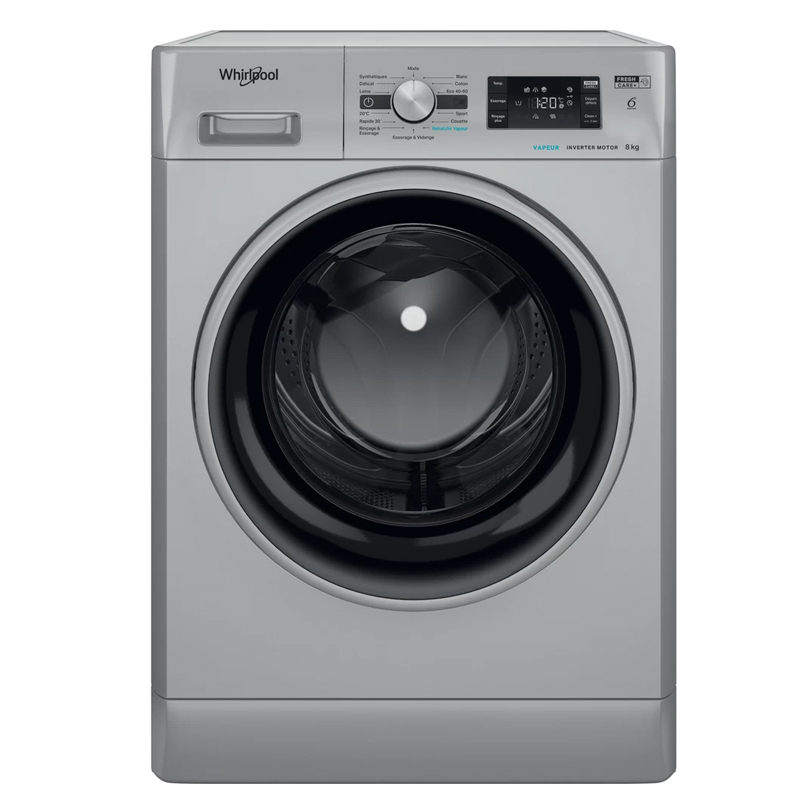 Lave linge Frontal WHIRLPOOL FFWB8248SBS-VNA 8kg + Det 2.5L + 1L - Image 3