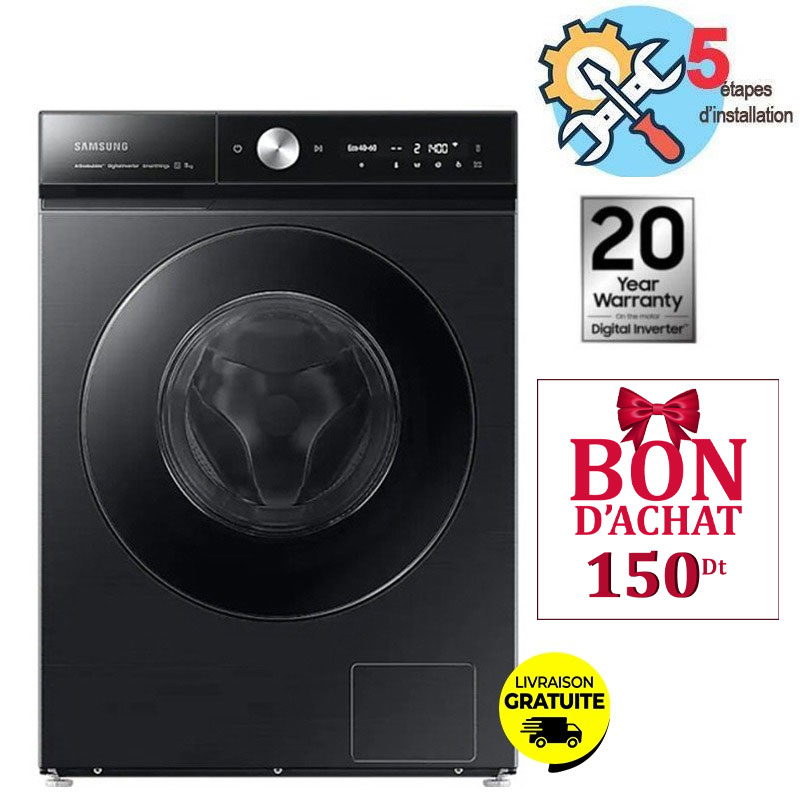 Lave linge Séchant Frontal SAMSUNG WD11D7B85GBM 11Kg - Silver