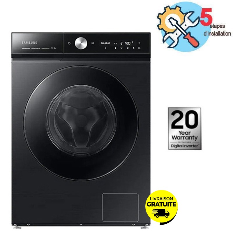 Lave linge Séchant Frontal SAMSUNG WD11D7B85GBM 11Kg - Silver, Photo boutique MyTek chez MyTek