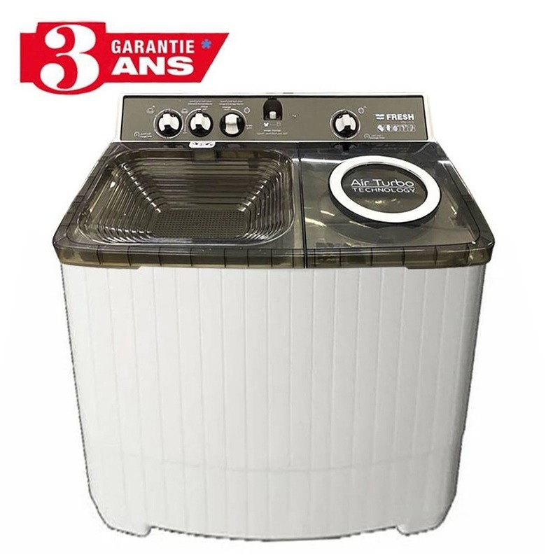 Machine à Laver Semi Automatique FRESH 15Kg Blanc & Gris - TTW-15G, Photo boutique MyTek chez MyTek