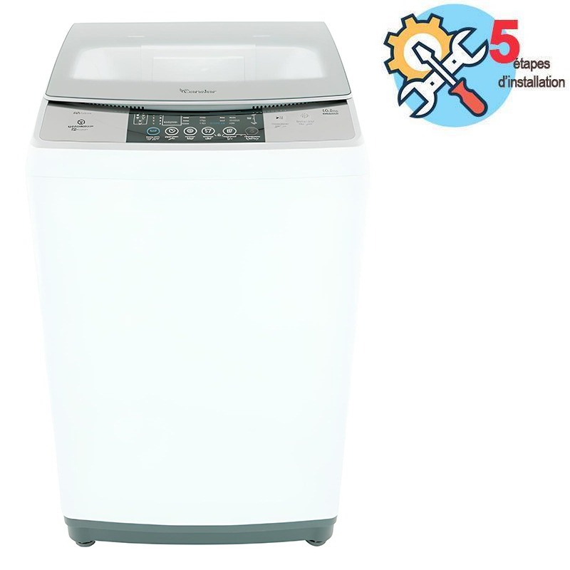 Lave Linge Top CONDOR WL10-MS35 10.5 kg - Silver, Photo boutique MyTek chez MyTek