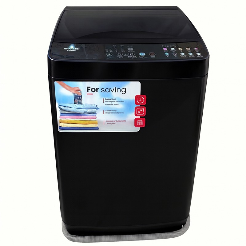 Lave linge Top FRESH FTM-09BM 9kg - Noir - Image 3