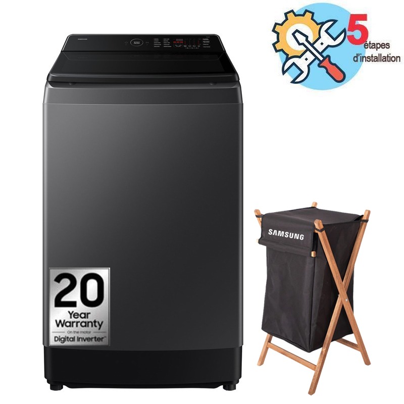 Lave Linge Top SAMSUNG WA80F13S5C 13Kg - Silver, Photo boutique MyTek chez MyTek
