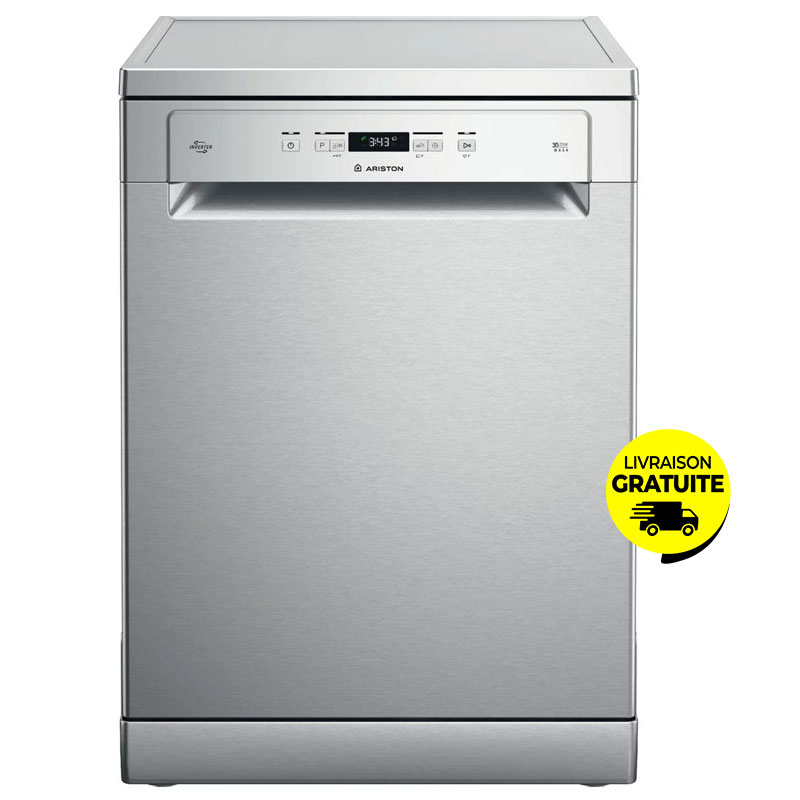 Lave Vaisselle Inverter ARISTON 14 Couverts LFC3C33WFX - Inox