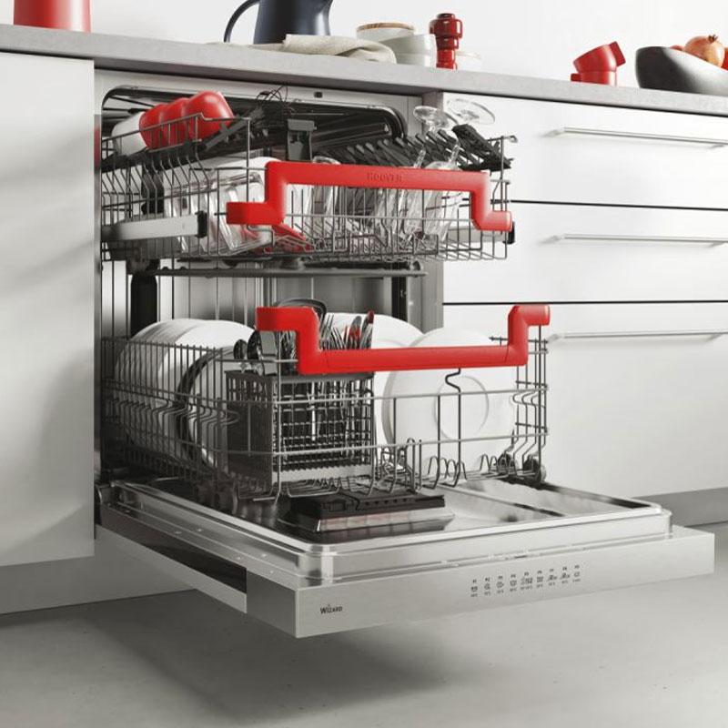 Lave Vaisselle Semi-Encastrable HOOVER 16 Couverts Wi-Fi&Bluetooth - Inox - Image 4
