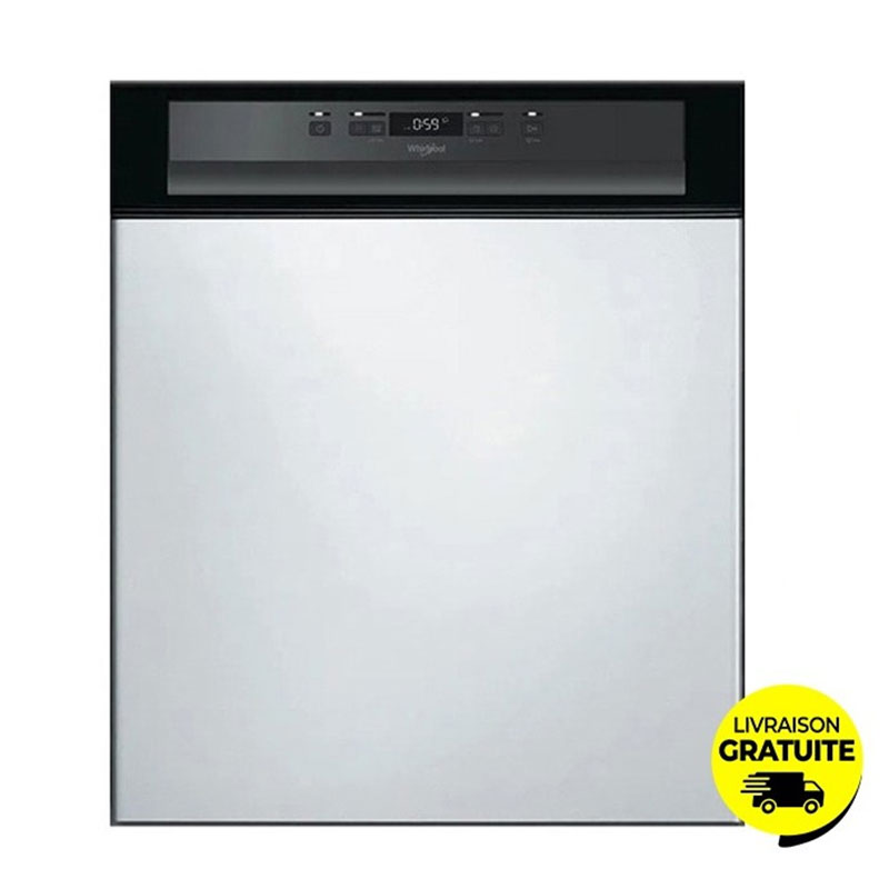 Lave Vaisselle Semi-Encastrable WHIRLPOOL WBC3C26B 14 Couverts