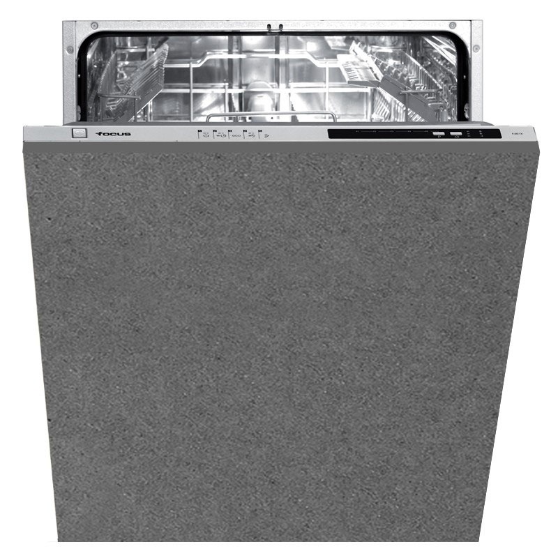 Lave Vaisselle Totalement Encastrable FOCUS F501X 12 Couverts