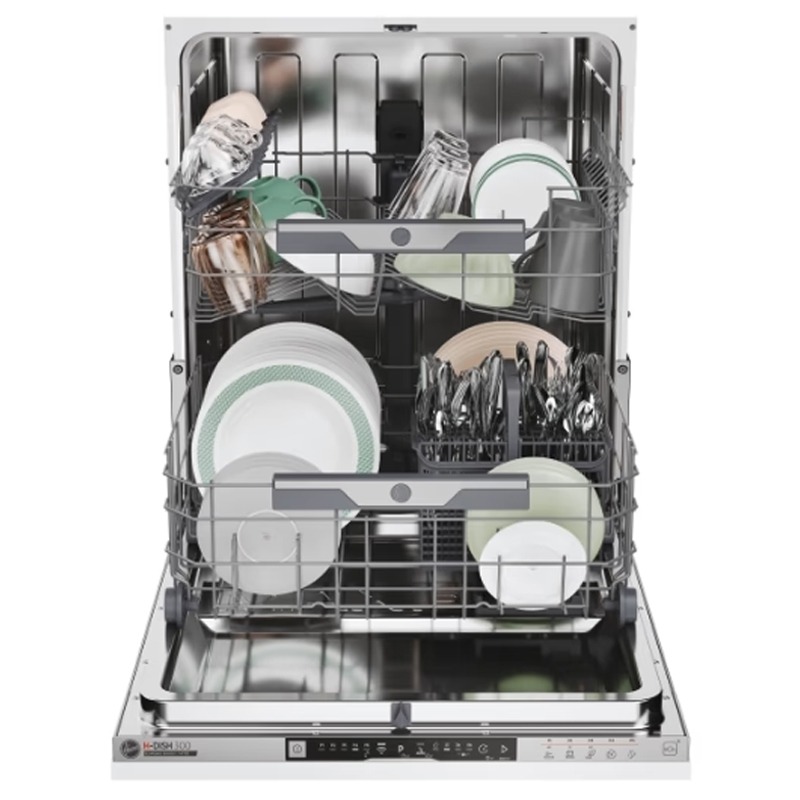 Lave Vaisselle Totalement Encastrable HOOVER HI4E7L0S-80 14Couverts - Blanc - Image 2