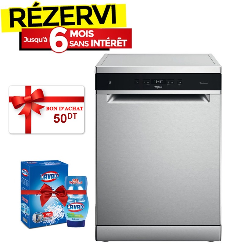 Whirlpool WFC 3C26 P X lave-vaisselle Autoportante 14 couverts E, Photo boutique MyTek chez MyTek