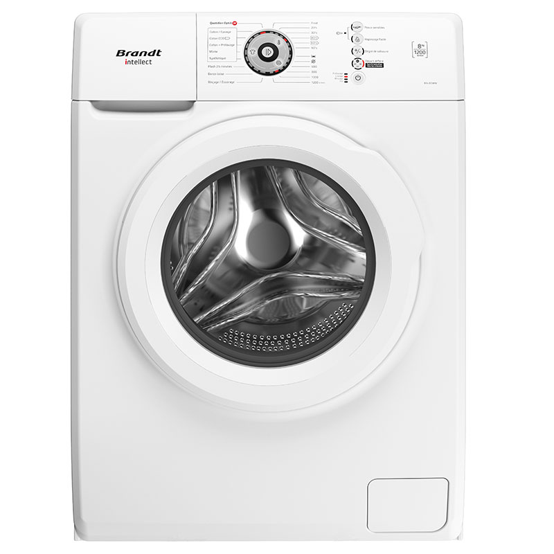 Lave Linge Frontal BRANDT BAL82WW 8 Kg - Blanc - Image 3