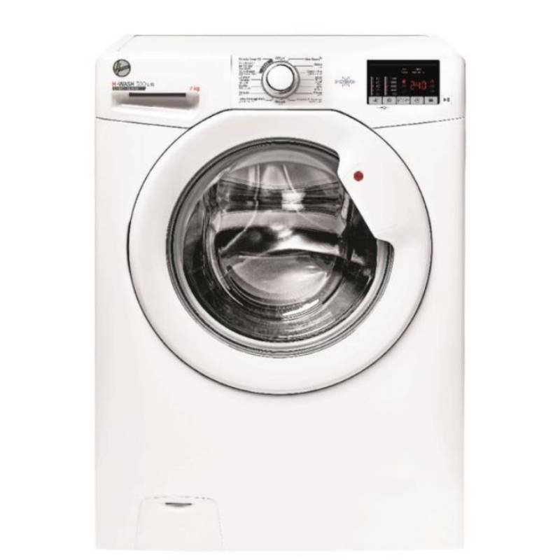 Lave Linge Frontal HOOVER H3W072D-04 7kg + Fer à repasser FLORIA - Image 3