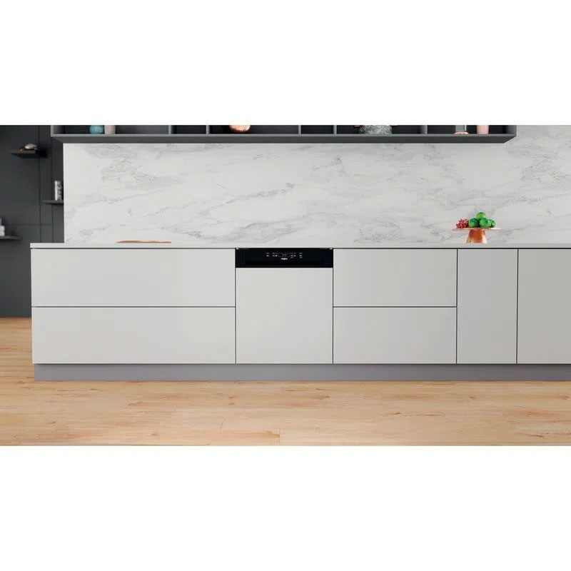 Lave Vaisselle Semi-Encastrable WHIRLPOOL WBC3C26B 14 Couverts - Image 3