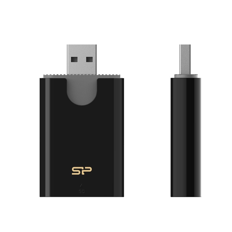 Lecteur De Carte Mémoire SILICON POWER USB Type-A (USB 3.2 Gen 1) - Noir - Image 2