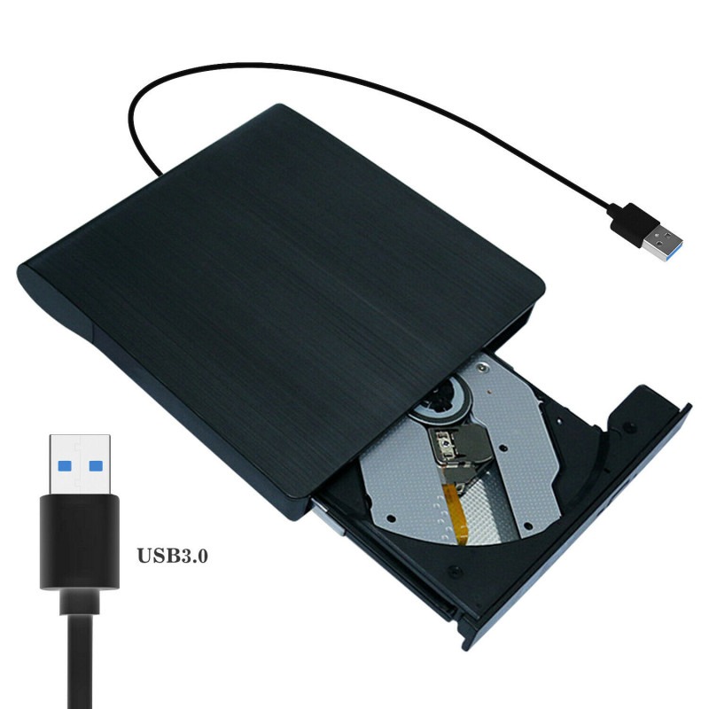 Lecteur Graveur DVD Externe USB 3.0 - Noir