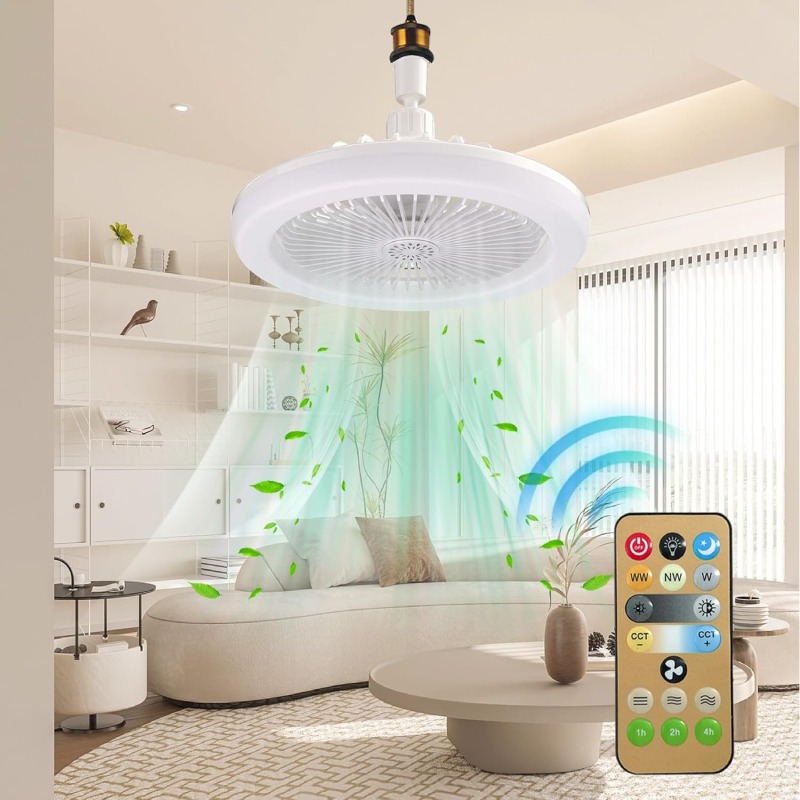 Ventilateur de Plafond Multifonction LED LIGHT - Blanc