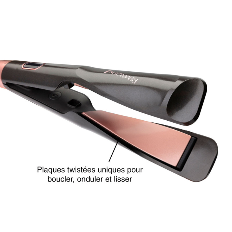 Lisseur Boucleur REMINGTON CURL & STRAIGHT CONFIDENCE - Noir - Image 4