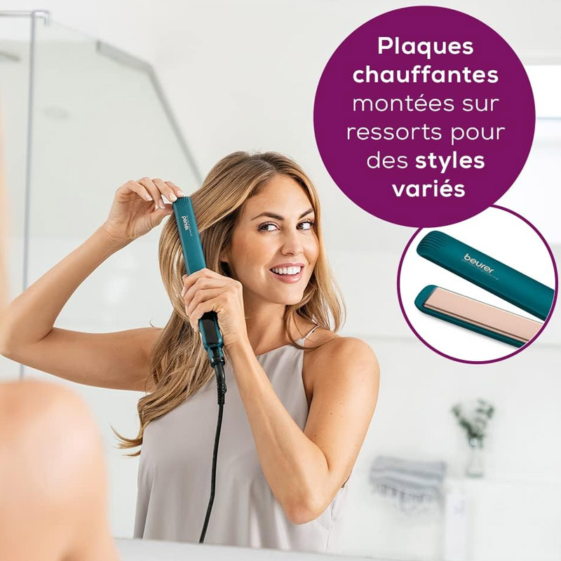 Lisseur Cheveux BEURER HS50 120W - Vert - Image 5