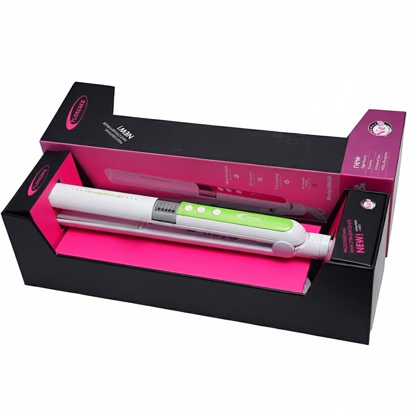Lisseur Cheveux FLORENCE 3D HK450-1 100W - Vert - Image 3