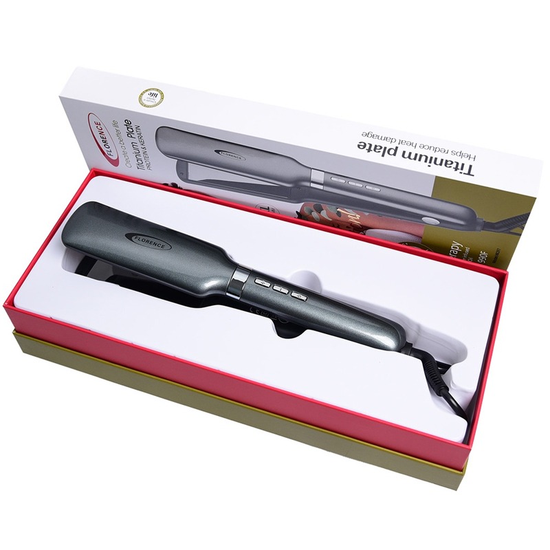 Lisseur Cheveux FLORENCE HK-397 50W - Gris - Image 4